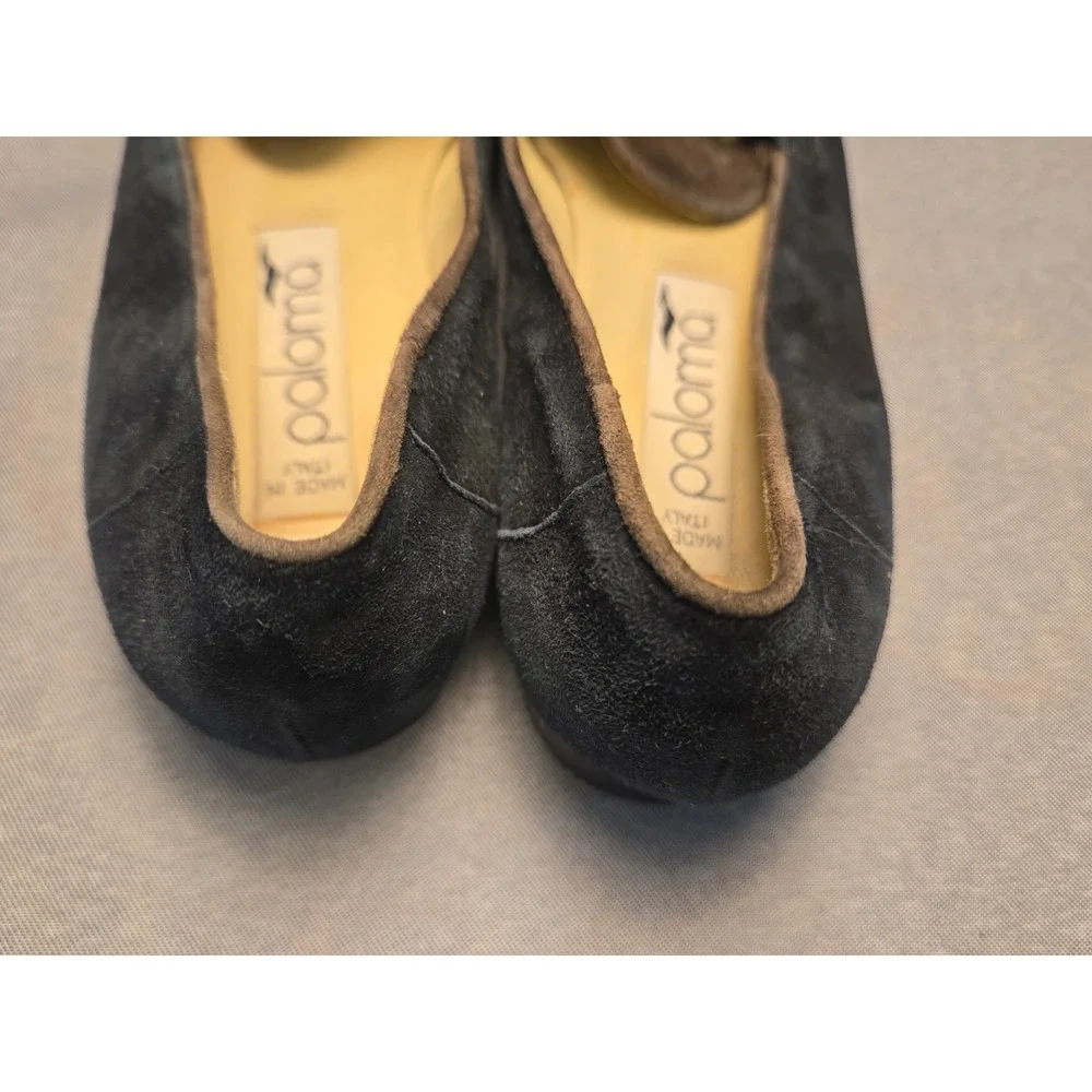 Vintage Paloma Italy Suede Horsebit Loafers - Women's Size 6 / 6.5 (9.5